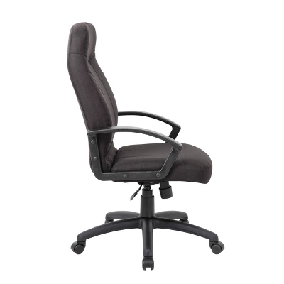 Mid Back Fabric Managers Chair Black - Boss Office Products 6 Mid Back Fabric Managers Chair Black - Boss Office Products - Image 4