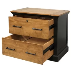Toulouse File Cabinet Honey/Black - Martin Furniture -Luxe Living Interiors Shop GUEST 59517574 0648 4028 b13f f1814f0fc50e