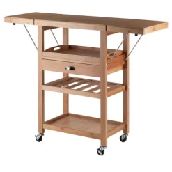 Barton Kitchen Cart Bamboo Natural - Winsome -Luxe Living Interiors Shop GUEST 5975ba74 2f56 47be 8aaa dfd7b0d7d4d5