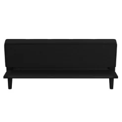 Lorrance 3 Seat Convertible Futon Sofa Bed Black - Serta -Luxe Living Interiors Shop GUEST 59f5c798 4fbb 472c a8a4 809ff46b8ee4