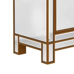 Modern Mirrored Nightstand With 1 Door, Silver - ModernLuxe 20 Modern Mirrored Nightstand With 1 Door, Silver - ModernLuxe -Luxe Living Interiors Shop GUEST 5ac14e7d 800e 406d 8fb2 75ebd596788c