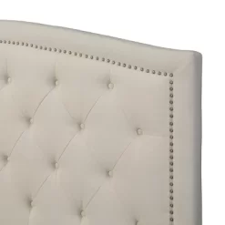 Queen Harrison Tufted Upholstered Platform Bed White - Abbyson Living -Luxe Living Interiors Shop GUEST 5bcec538 8a27 4bf0 b535 63ae52bf032c