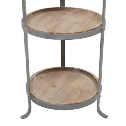 Industrial Metal Round Tiered Table Gray - Olivia & May 19 Industrial Metal Round Tiered Table Gray - Olivia & May -Luxe Living Interiors Shop GUEST 5bfdf3d3 db7e 4a2a 9d6d 4f4857a07899