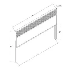 Wood & Cane Transitional Headboard - Hearth & Hand™ With Magnolia -Luxe Living Interiors Shop GUEST 5d33534e d312 4fba a31c c59b7e6b6265
