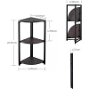 Year Color Modern Industrial Black And Antique Wood Small 3 Tier Display Corner Bookshelf With Plant Stand And Storage Rack -Luxe Living Interiors Shop GUEST 5d4ca2f8 cb5a 4eeb bdb6 de0c6bf84437
