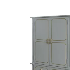 35" House Marchese Cabinet Pearl Gray Finish - Acme Furniture