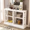 Accent Console Table With 3-Tier Open Storage Spaces-ModernLuxe -Luxe Living Interiors Shop GUEST 5d63133d e571 4ef1 9725 17d03f51f285