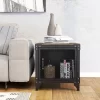 Amargosa Storage Metal Side Table Black/Dark Walnut - HOMES: Inside + Out -Luxe Living Interiors Shop GUEST 5daaad34 68de 42e5 ae99 c93c19942072