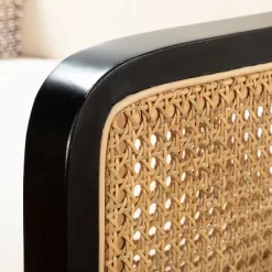 Flavio Rattan Accent Chair Mordern Armchair Comfy Living Room Club Chair | Karat Home - Linen Solid -Luxe Living Interiors Shop GUEST 5ed0ad0d e34a 4059 99e3 456f95e804c6