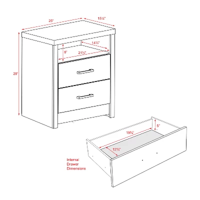 Series 9 Nightstand - Prepac 6 Series 9 Nightstand - Prepac - Image 4