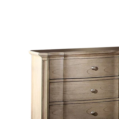 30" Chelmsford Nightstand Antique Taupe - Acme Furniture 5 30" Chelmsford Nightstand Antique Taupe - Acme Furniture - Image 3