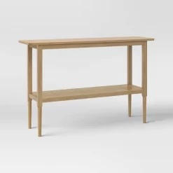Gretna Narrow Console Table Natural - Threshold™