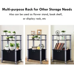 Costway Bakers Rack Microwave Oven Rack Shelves Kitchen Storage Organizer -Luxe Living Interiors Shop GUEST 61478be2 7eaa 4ebe a874 bd83efc7366d