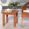 Tangkula 1PC/2PCS Patio Hardwood End Table Square Side Table With Slatted Tabletop Small Coffee Bistro Table Indoor Outdoor Side Table -Luxe Living Interiors Shop GUEST 6360f468 bea1 4e04 91f6 7eda4145530b