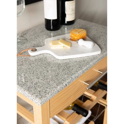 Roger Kitchen Island Granite Top - Linon 9 Roger Kitchen Island Granite Top - Linon - Image 7