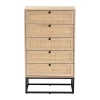 Amelia Wood Rattan 5 Drawer Storage Cabinet Natural Brown/Black - Baxton Studio 1 Amelia Wood Rattan 5 Drawer Storage Cabinet Natural Brown/Black - Baxton Studio -Luxe Living Interiors Shop GUEST 65b3c6ea 998e 4d84 b662 ccf406926a4c