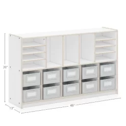 Guidecraft EdQ Shelves And 10 Bin Storage Unit - 30" -Luxe Living Interiors Shop GUEST 65f750b1 909c 4b9a a683 3cad3ca3e6f7