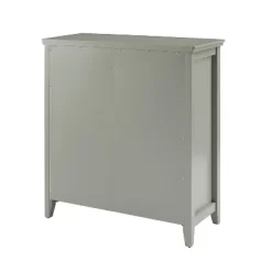 Largo Double Door Cabinet Gray - Linon -Luxe Living Interiors Shop GUEST 675f0446 214f 4df9 9228 1a053ee67cc3