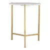 Heron Side Table White/Gold - ZM Home -Luxe Living Interiors Shop GUEST 680306d8 e5da 4b56 b561 1ef4dcfa337b