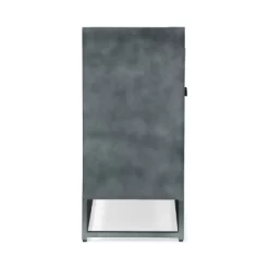 Conley Handcrafted Modern Industrial 2 Door Cabinet Gray/Black - Christopher Knight Home -Luxe Living Interiors Shop GUEST 6859c858 2ecb 40c9 8f4b ab93f6eb3734