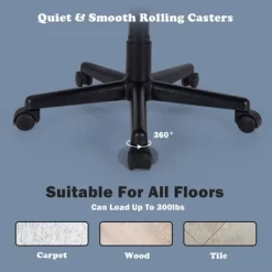 Costway Mid-Back Office Executive Chair Mesh Chair Height Adjustable W/ Lumbar Support 19 Costway Mid-Back Office Executive Chair Mesh Chair Height Adjustable W/ Lumbar Support -Luxe Living Interiors Shop GUEST 6870298c 30dc 4073 acfa 6662649a496a