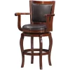 Jones Memory Swivel Barstool Cherry/Brown - Boraam -Luxe Living Interiors Shop GUEST 698dea5c ee40 4031 8f06 af85a27a354b