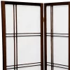 3 Ft. Tall Double Cross Shoji Screen - Walnut (5 Panels) - Oriental Furniture -Luxe Living Interiors Shop GUEST 69a57d3c f6e1 4cb6 ad67 f595f0037822