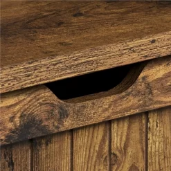 Yaheetech 3-Tier Narrow End Table With Drawer And Flip Top Compartment, Rustic Brown -Luxe Living Interiors Shop GUEST 6a1d889b 8b16 45e2 a1b2 35c1f3595fe9