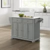 Alexandria Granite Top Kitchen Island/Cart Gray - Crosley