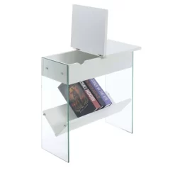 Soho Flip Top End Table With Charging Station - Breighton Home -Luxe Living Interiors Shop GUEST 6b31f577 a6ee 422a bd11 31aab7eede69