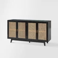 Buthrotos Living Room Solid Wood TV Stand For TVs Up To 65" | KARAT HOME -Luxe Living Interiors Shop GUEST 6b6c33cb c164 4631 a42f 04d3f15416bb