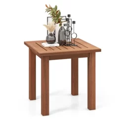 Tangkula 1PC/2PCS Patio Hardwood End Table Square Side Table With Slatted Tabletop Small Coffee Bistro Table Indoor Outdoor Side Table 21 Tangkula 1PC/2PCS Patio Hardwood End Table Square Side Table With Slatted Tabletop Small Coffee Bistro Table Indoor Outdoor Side Table -Luxe Living Interiors Shop GUEST 6b7ffc9e f579 49db a844 76788c0096d5