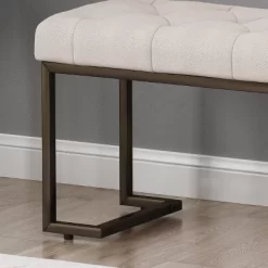 Galileo Modern Bench Beige - Christopher Knight Home -Luxe Living Interiors Shop GUEST 6c349313 3fad 45e8 8111 23886f68e7d1