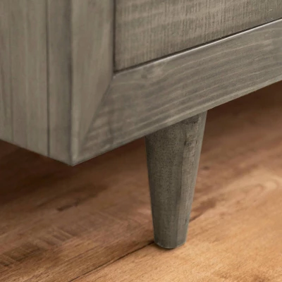 6pc Aurora Mid-Century Gray Bedroom Set With Upholstered Bed - Abbyson Living 17 6pc Aurora Mid-Century Gray Bedroom Set With Upholstered Bed - Abbyson Living - Image 15