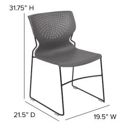 Flash Furniture HERCULES Series 661 Lb. Capacity Gray Full Back Stack Chair With Black Powder Coated Frame 17 Flash Furniture HERCULES Series 661 Lb. Capacity Gray Full Back Stack Chair With Black Powder Coated Frame -Luxe Living Interiors Shop GUEST 6de4cf8a db7c 4060 ae0e 4c7a47e3c302