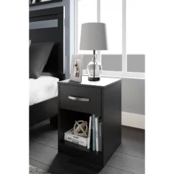 Finch Nightstand Black/Gray - Signature Design By Ashley