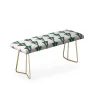 Maritza Lisa Retro Green Floral Pattern Bench Green - Deny Designs -Luxe Living Interiors Shop GUEST 6eb861d2 e30b 47c7 b902 5ef5ec899464