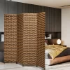 Costway 4 Panel Fiber Privacy Partition Screen Folding Room Divider Weave 6FT Tall -Luxe Living Interiors Shop GUEST 6f8a916f ccea 4975 a42e 3fb52f87ac4e