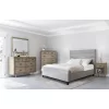 6pc Aurora Mid-Century Gray Bedroom Set With Upholstered Bed - Abbyson Living -Luxe Living Interiors Shop GUEST 704a37b5 23fb 4839 9342 5a11d0bd9952