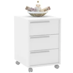 Maia 3 Drawer File Cabinet White - Polifurniture -Luxe Living Interiors Shop GUEST 70eb48f7 7b8f 4d14 8307 4bdbd91689b6