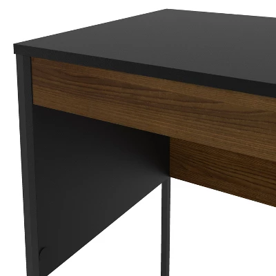 Mallorca Desk Black/Dark Brown - Polifurniture 3 Mallorca Desk Black/Dark Brown - Polifurniture