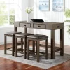4pc Cohasset Counter Height Dining Set With USB Plug Gray - HOMES: Inside + Out 2 4pc Cohasset Counter Height Dining Set With USB Plug Gray - HOMES: Inside + Out -Luxe Living Interiors Shop GUEST 73dd1389 b770 4f3e abad e64a48625a3f