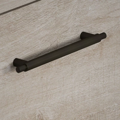 Key West Console Table With Drawers And Shelves Washed Gray - Bush Furniture 5 Key West Console Table With Drawers And Shelves Washed Gray - Bush Furniture - Image 3