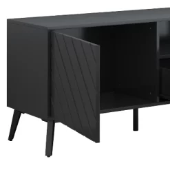 TV Stand For TVs Up To 70" With Adjustable Shelves, 1 Drawer And Open Shelves - ModernLuxe -Luxe Living Interiors Shop GUEST 74a70357 4db5 44c8 946d e63696d6dc82