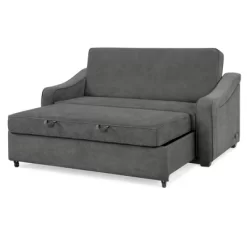 Nelson Convertible Futon Queen Sleeper Sofa Gray - Serta -Luxe Living Interiors Shop GUEST 764cb897 9502 46ae be32 31daa182fa6e