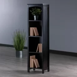 55.98" Terrace 5 Tier Bookshelf Espresso Brown - Winsome -Luxe Living Interiors Shop GUEST 7661aa13 e0fa 4bd0 b797 3a70e44a43fb