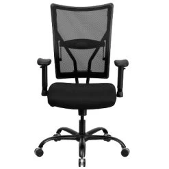 Emma And Oliver 400 Lb. Big & Tall Black Mesh Swivel Ergonomic Office Chair With Adjustable Arms 18 Emma And Oliver 400 Lb. Big & Tall Black Mesh Swivel Ergonomic Office Chair With Adjustable Arms -Luxe Living Interiors Shop GUEST 767e0715 26bd 4d50 8a02 00cf401a7eec