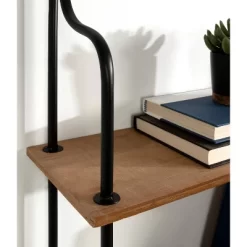 20" X 32" Walters Wood/Metal 3 Tier Shelving Brown - Kate & Laurel All Things Decor -Luxe Living Interiors Shop GUEST 76dc0b59 eb92 4d54 b5ba 68438d09633c