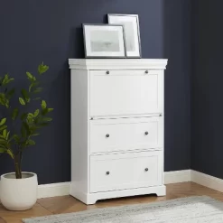 Alena Secretary Desk White - Crosley -Luxe Living Interiors Shop GUEST 77b27136 bc63 41ea a13b a197676be933