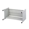 Safco Facil Steel Flat File High Base Medium Light Gray 4974LG